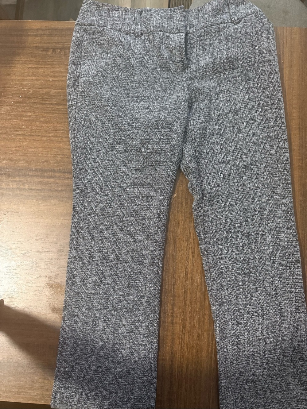 Women's Gray Boot Cut Dress Pants